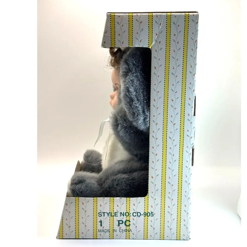 VTG 1980's Seymour Mann Connoisseur Collection Porcelain Koala Bear Doll, New